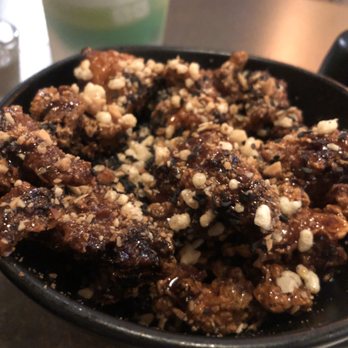 Anytime Kitchen  - Great happy hour on beer and wine + popcorn chicken -- it's so good! Flavorful and crunchy (: - Korean Near Me - New York, New York