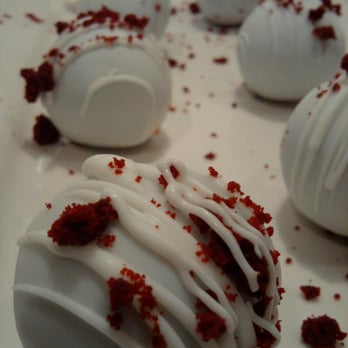 Piece of Cake - Lil Red Cake Ball - Desserts Near Me Piece of Cake - Lil Red Cake Ball - Desserts Near Me