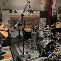 Shine On Studio - Tracking a new EP for a client in the studio this month. We do have a studio drum kit for use during sessions. Contact us for more details.