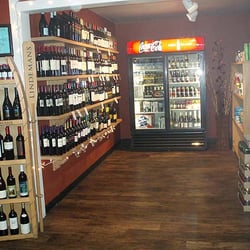 Mountain Express Deli & Provisions - Lots of wine.