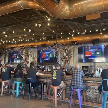 Fred's Mexican Cafe - The bar at second floor  Has the best happy hour in town - Mexican Near Me - Huntington Beach, California