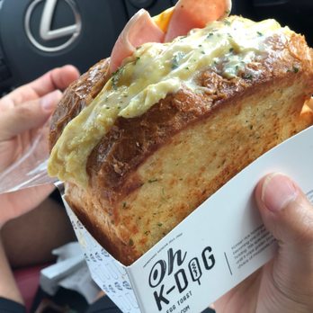 Oh-K-Dog - Bacon & Cheese Egg Toast - Korean Near Me - Houston, Texas