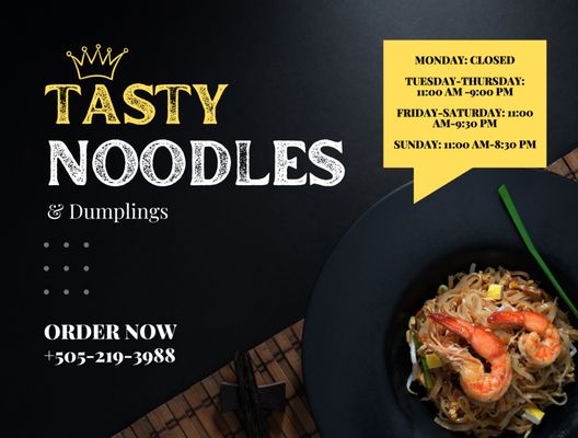 Tasty Noodles & Dumplings by null