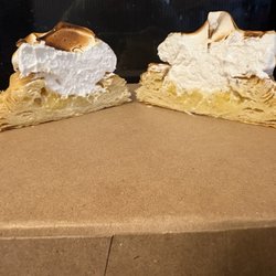 Crust & Crumb - Cross section of Lemon Meringue Danish