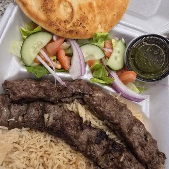 Halal Chopan Kabob "Chopan Kabob" - Ground beef kabob. - Afghan Near Me - Las Vegas, Nevada