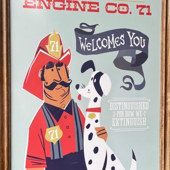 Engine Co. 71 - Firehouse Gifts - Welcome sign in front door - Shopping Near Me - Orlando, Florida