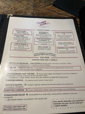 Menu photo 5 Switch Palestine, TX