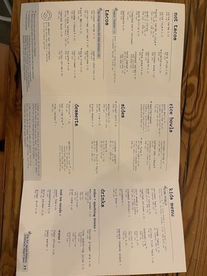 Menu photo 6 Bartaco Jacksonville, FL
