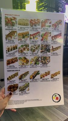 Menu photo 7 Hongdae Sushi & Grill Mount Prospect, IL