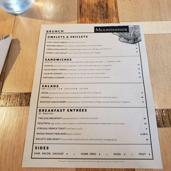 Mountainside Cafe - Menu - Cafes Near Me - Falls Village, Connecticut