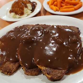 Brother's Diner 1 - Meatloaf and mashed potatoes with amazing gravy, and baby carrots. - Diners Near Me - Browns Mills, New Jersey Brother's Diner 1 - Meatloaf and mashed potatoes with amazing gravy, and baby carrots. - Diners Near Me - Browns Mills, New Jersey