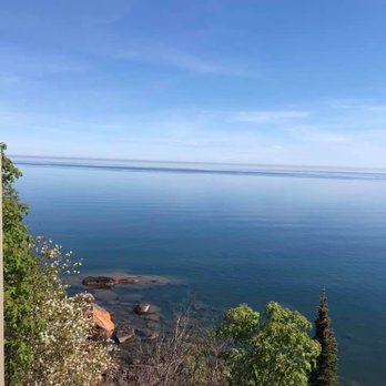 The Cliff Dweller on Lake Superior - The view from our Balcony, about middle of the motel, upper floor. - Hotels Near Me - Tofte, Minnesota The Cliff Dweller on Lake Superior - The view from our Balcony, about middle of the motel, upper floor. - Hotels Near Me - Tofte, Minnesota