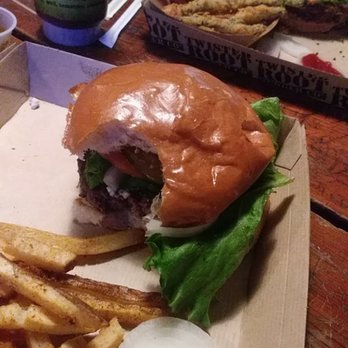 Twisted Root Burger - Build your own burger and fries, and the chickpea black bean burger with fried green beans and carrots. Yum! - Burgers Near Me - Arlington, Texas Twisted Root Burger - Build your own burger and fries, and the chickpea black bean burger with fried green beans and carrots. Yum! - Burgers Near Me - Arlington, Texas
