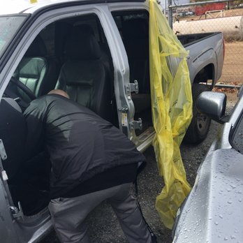 Caliber Collision - No protection from the wind and rain - Body Shops Near Me - Hesperia, California