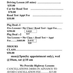 Bianca Driving School