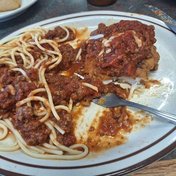 Little Mesa Cafe - Chicken parm with meat sauce. - American Near Me - Mesa, Arizona