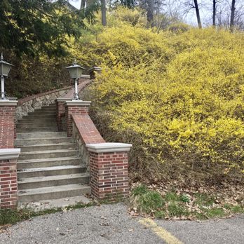 W.K. Kellogg Biological Station - Stairs up to the Manor House - Colleges & Universities Near Me - Hickory Corners, Michigan