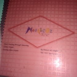 Mosaicoz - Menu cover