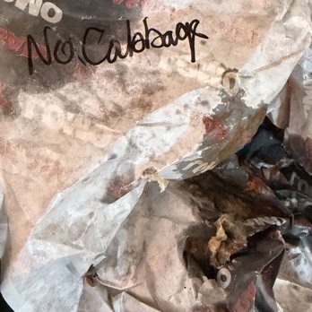 Lomo Premium Meats - Soggy paper due to the cabbage and yet marked as no cabbage, I wish I had taken a picture earlier - Meat Shops Near Me - Tucson, Arizona