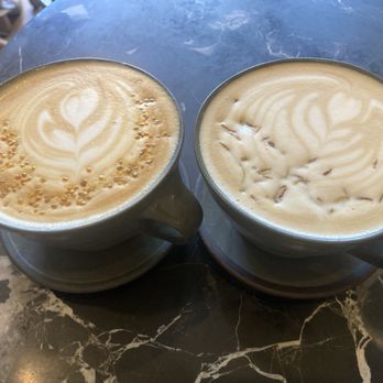 Black Oak Coffee Roasters - Lovers Lane and Pandan Latte - Coffee & Tea Near Me - Healdsburg, California