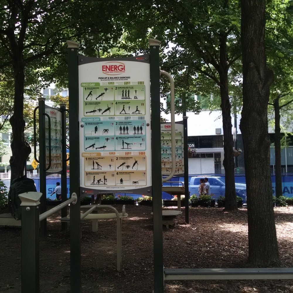 Woodruff Park - Fitness area. - Parks Near Me - Atlanta, Georgia Woodruff Park - Fitness area. - Parks Near Me - Atlanta, Georgia