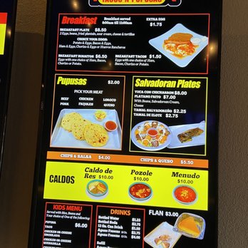 Tacusa - Menu - Tacos Near Me - Fort Worth, Texas