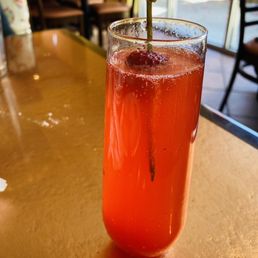Strawberry st Germain mimosa Strawberry st Germain mimosa