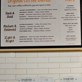 Philz Coffee - Order board - Coffee & Tea Near Me - San Francisco, California Philz Coffee - Order board - Coffee & Tea Near Me - San Francisco, California