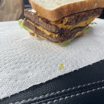 Wendy's - Of Dave's triple, I just swapped the bun for my keto bread - Fast Food Near Me - Triadelphia, West Virginia Wendy's - Of Dave's triple, I just swapped the bun for my keto bread - Fast Food Near Me - Triadelphia, West Virginia