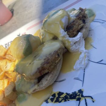 Breakfast Republic - Crab and crawfish egg Benedict - Breakfast & Brunch Near Me - San Diego, California