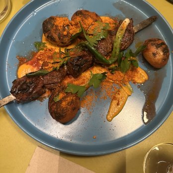 Shukette - Skirt steak skewer - Middle Eastern Near Me - New York, New York