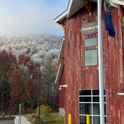 Parro's Gun Shop & Indoor Range - 120 year old barn board captures the "Vermont" Experience.