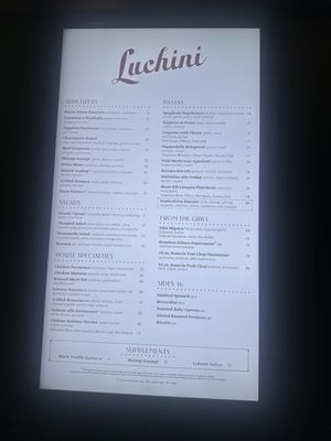 Menu photo 2 Luchini Italian Restaurant Las Vegas, NV Menu photo 2 Luchini Italian Restaurant Las Vegas, NV
