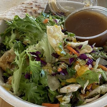 Simply Salad - Chinatown salad to go with Far East dressing on the side. - Salad Near Me - Gardena, California Simply Salad - Chinatown salad to go with Far East dressing on the side. - Salad Near Me - Gardena, California
