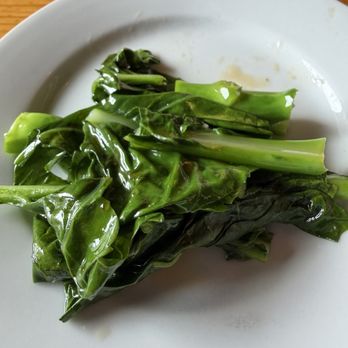 Petite Dumpling - Chinese broccoli after I took some for myself. - Dim Sum Near Me - Brooklyn, New York Petite Dumpling - Chinese broccoli after I took some for myself. - Dim Sum Near Me - Brooklyn, New York