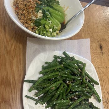 Juicy Dumpling Factory - Green beans and Dan Dan Noodles - Chinese Near Me - Redondo Beach, California Juicy Dumpling Factory - Green beans and Dan Dan Noodles - Chinese Near Me - Redondo Beach, California