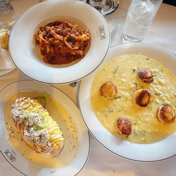 Gibsons Italia - 7-YEAR AGED ACQUERELLO RISOTTO MAFALDINE DOUBLE BAKED POTATO WITH RICOTTA - Steakhouses Near Me - Chicago, Illinois Gibsons Italia - 7-YEAR AGED ACQUERELLO RISOTTO MAFALDINE DOUBLE BAKED POTATO WITH RICOTTA - Steakhouses Near Me - Chicago, Illinois