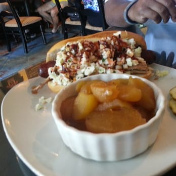 HogsHead Cafe - Hogdog with apples - Barbeque Near Me - Richmond, Virginia HogsHead Cafe - Hogdog with apples - Barbeque Near Me - Richmond, Virginia