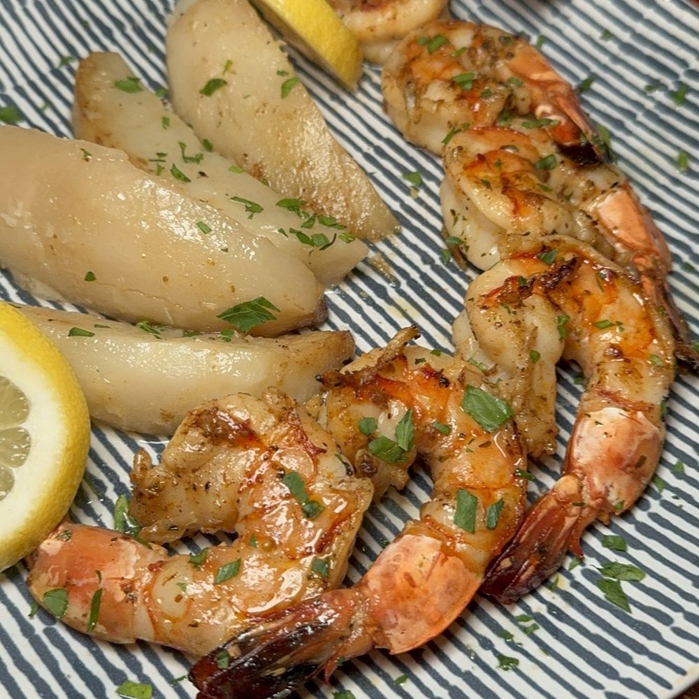 Greek City Restaurant - Grilled Shrimp Platter - Greek Near Me - Ramsey, New Jersey