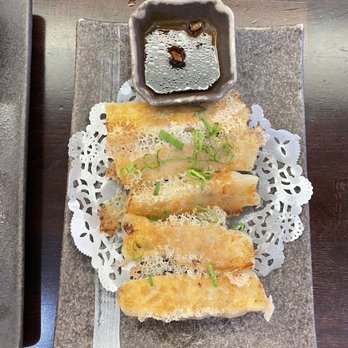 Dumpling Hours  - Pork shrimp Shrimp Pork and Vegetable Potstickers - Dim Sum Near Me - Brentwood, California