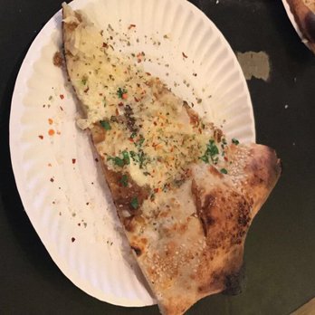 Best Pizza - White Pizza Slice with Caramelized Onions - Pizza Near Me - Brooklyn, New York