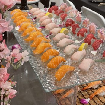 Sata Sushi Catering - Nigiri tower - Caterers Near Me