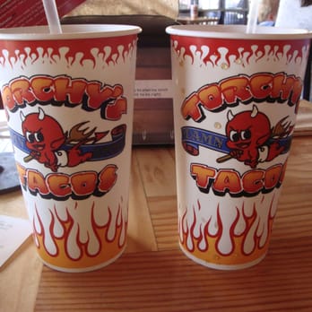 Torchy's Tacos - TORCHY'S Drink Cups--Kind of neat - Tex-Mex Near Me - Dallas, Texas Torchy's Tacos - TORCHY'S Drink Cups--Kind of neat - Tex-Mex Near Me - Dallas, Texas