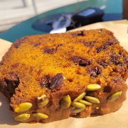 Groundwork Coffee - Chocolate chip pumpkin bread