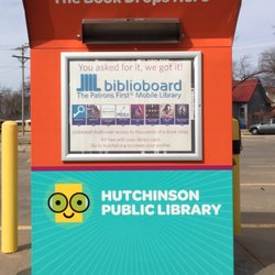 Hutchinson Public Library - Parking lot book drop
