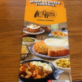 Cracker Barrel Old Country Store - Menu. - American Near Me - Athens, Tennessee