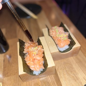 Yonsei Handrolls - Salmon - Japanese Near Me - Oakland, California Yonsei Handrolls - Salmon - Japanese Near Me - Oakland, California