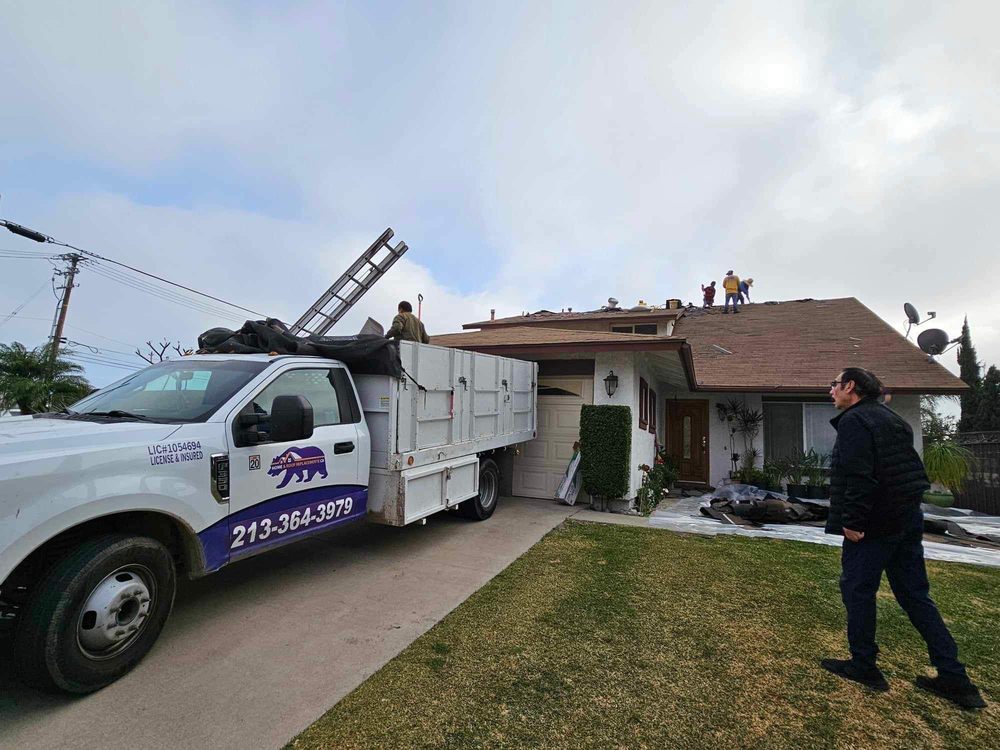 Slide of Roof Replacement