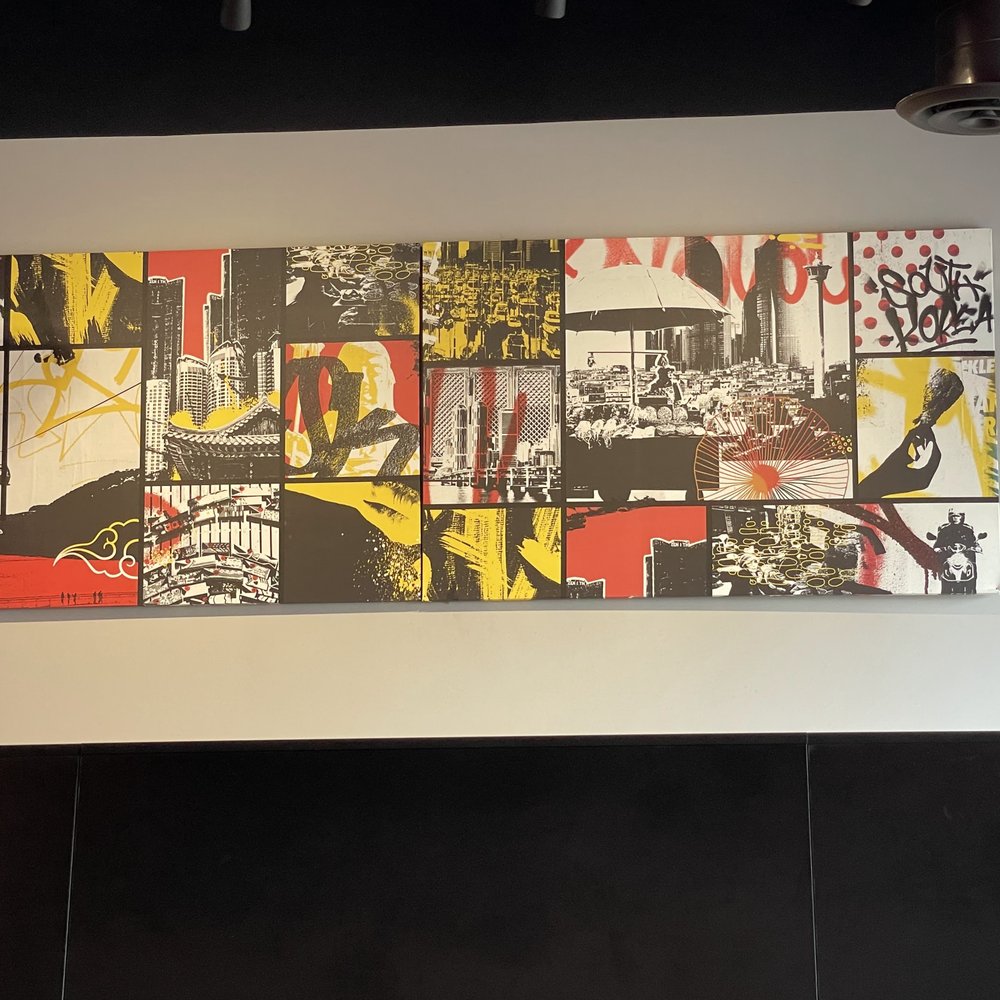 Bonchon - Art on the wall - Korean Near Me - Artesia, California