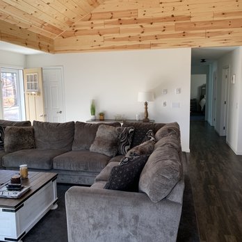 Kintner Modular Homes - a living room with a couch and a coffee table - General Contractors Near Me - Tunkhannock, Pennsylvania Kintner Modular Homes - a living room with a couch and a coffee table - General Contractors Near Me - Tunkhannock, Pennsylvania